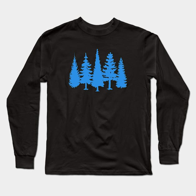 Camping in the Forest Long Sleeve T-Shirt by PallKris